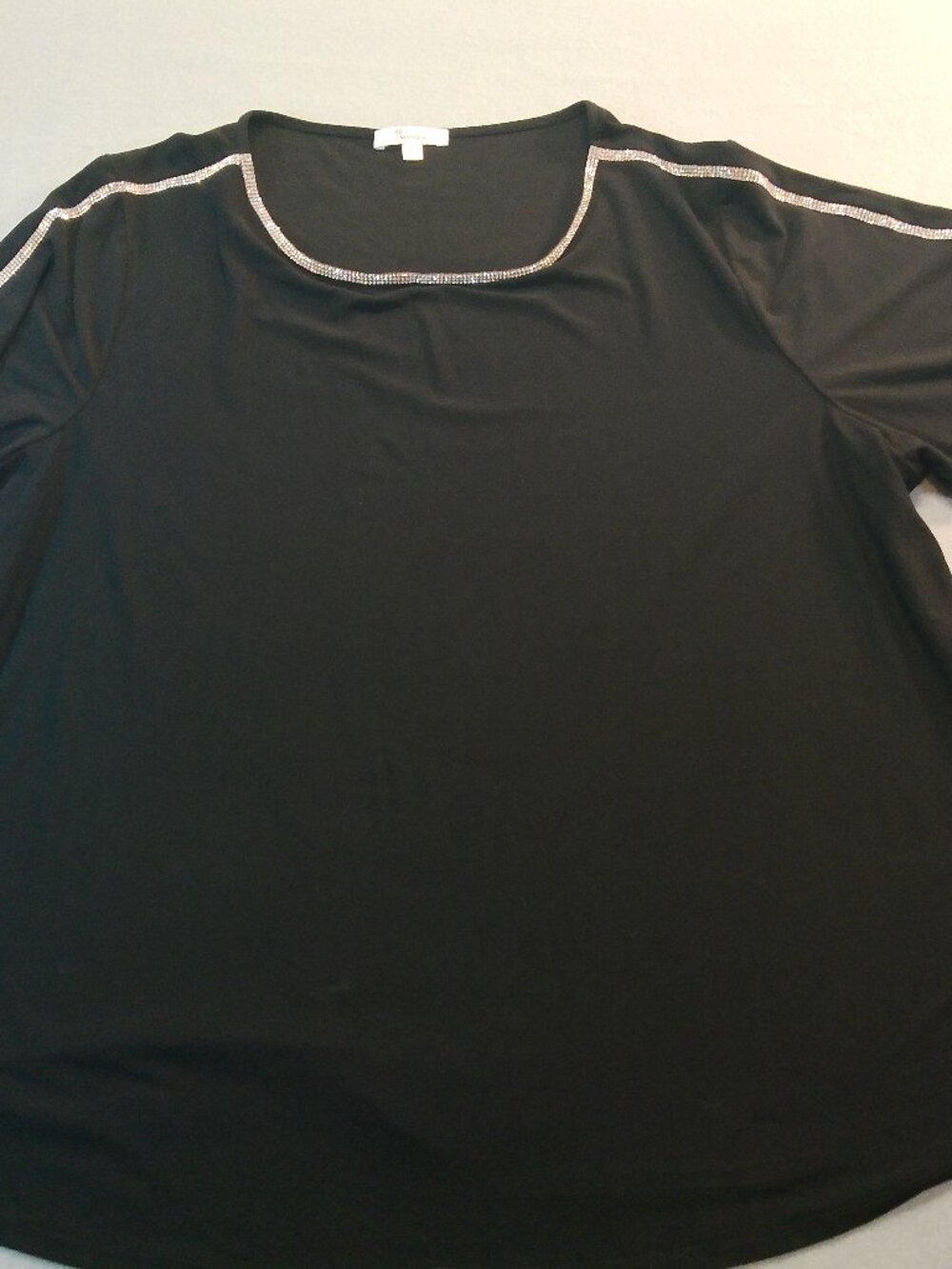 Top with Sequin on Neckline & Sleeves 89th + Madison Size 2X